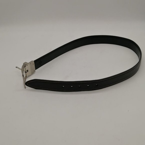 Nautica Womens Belt Brown Silver Buckle 1 Inch Wide Top Stitching 26‎ - Picture 6 of 6
